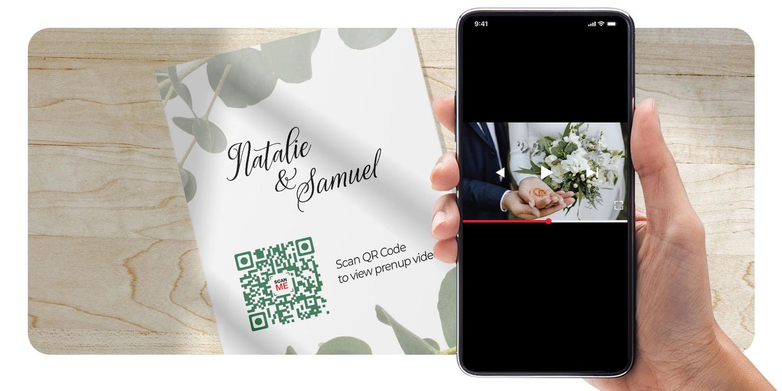 Invitation QR gallery preview