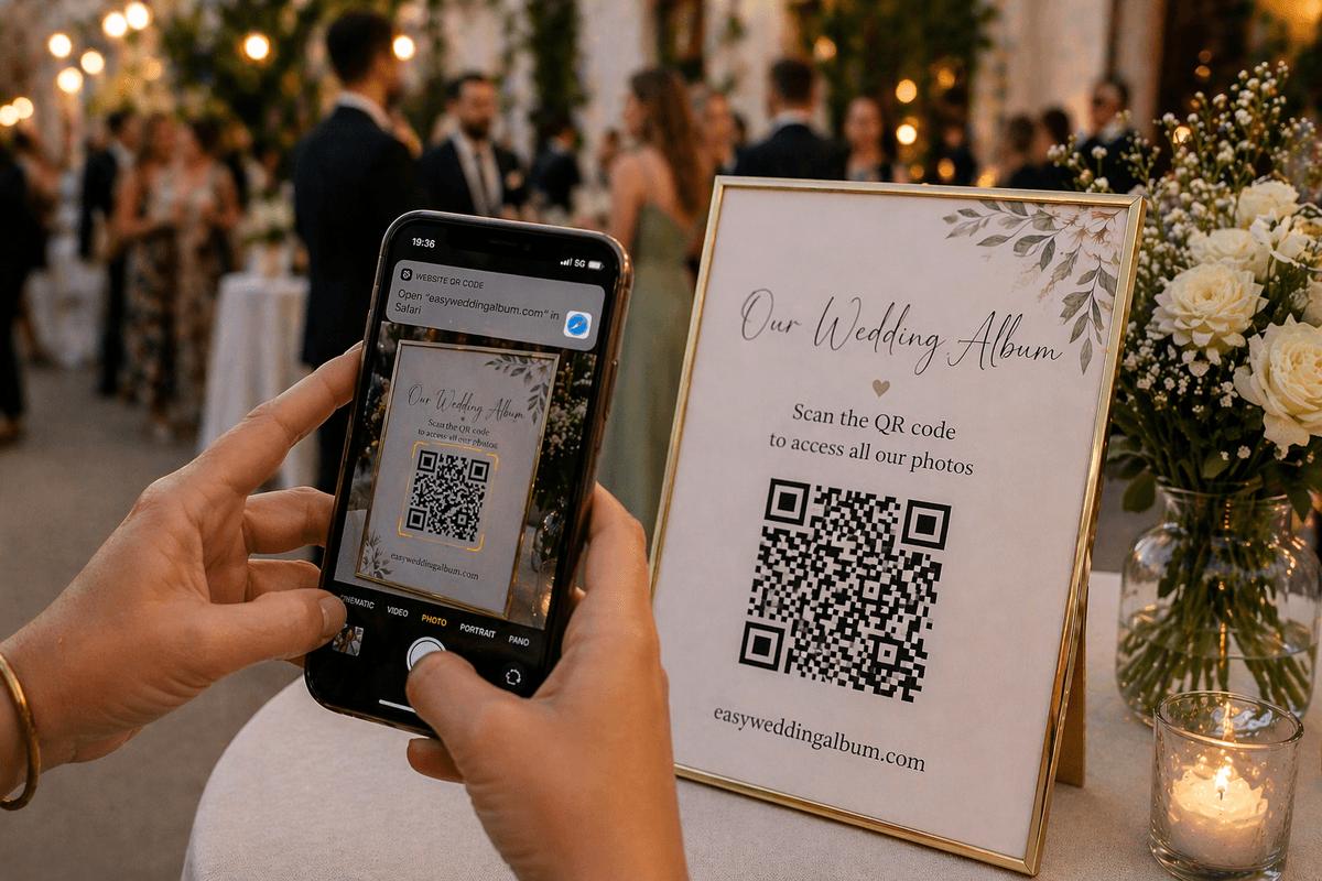 Wedding gallery on phone